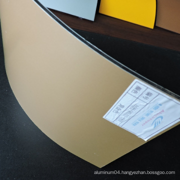 4mm Gold/Silver Matt Aluminum Composite Panel ACP Sheet